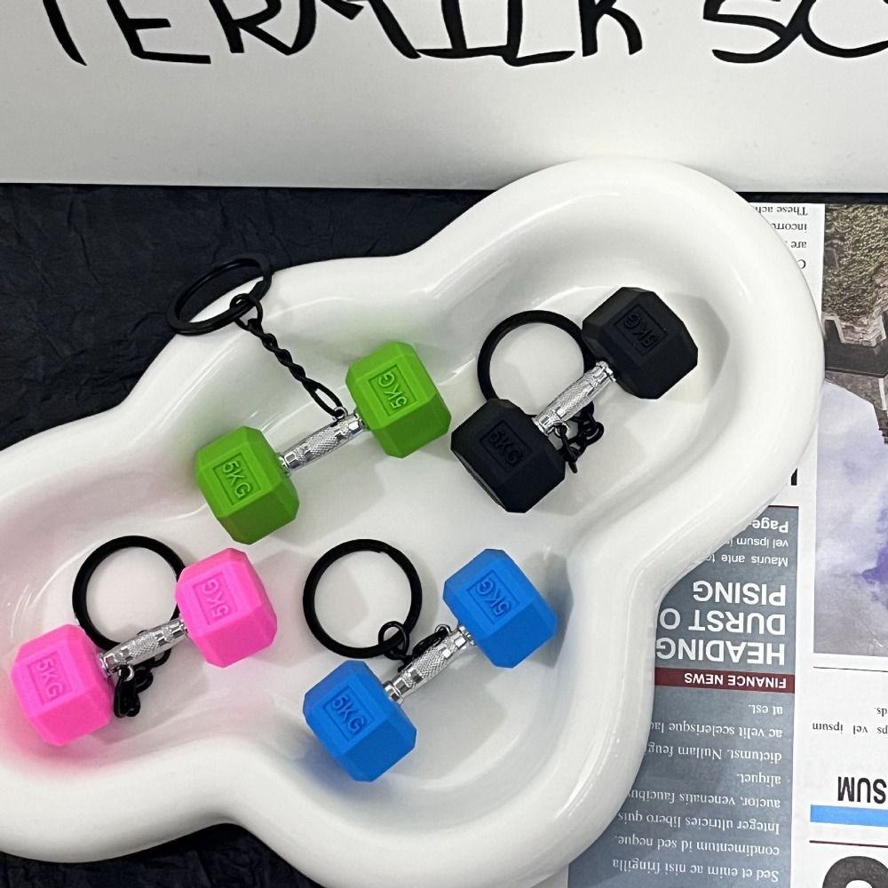 Health Wellness Gifts - Équipement de Fitness haltère porte-clés suspendu