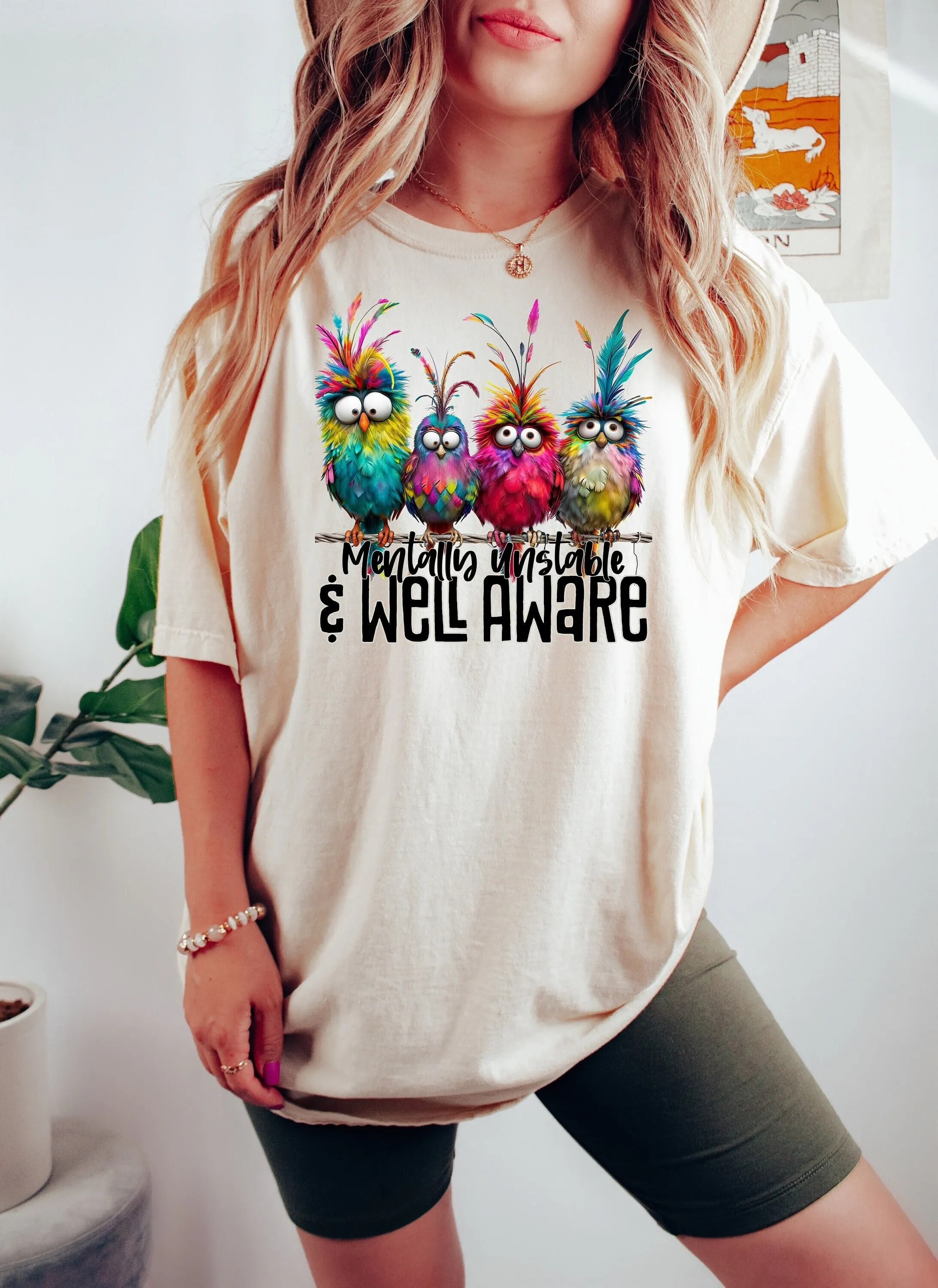 Health Wellness Mental Health - T-shirt blanc « Mentalement instable et
