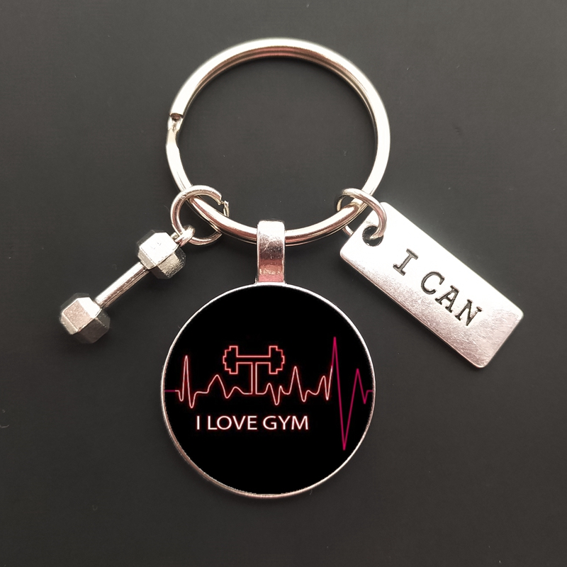 Porte-clés en verre avec haltè - Health Wellness Gifts avis et prix