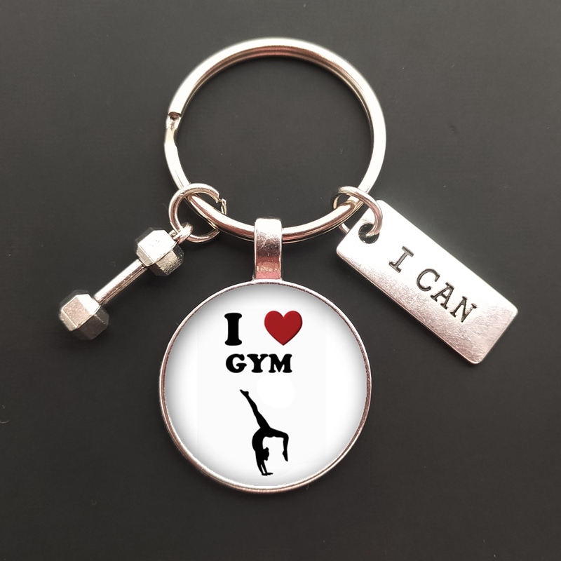 Porte-clés en verre avec haltè - Health Wellness Gifts avis et prix