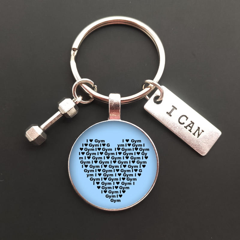 Porte-clés en verre avec haltè - Health Wellness Gifts avis et prix