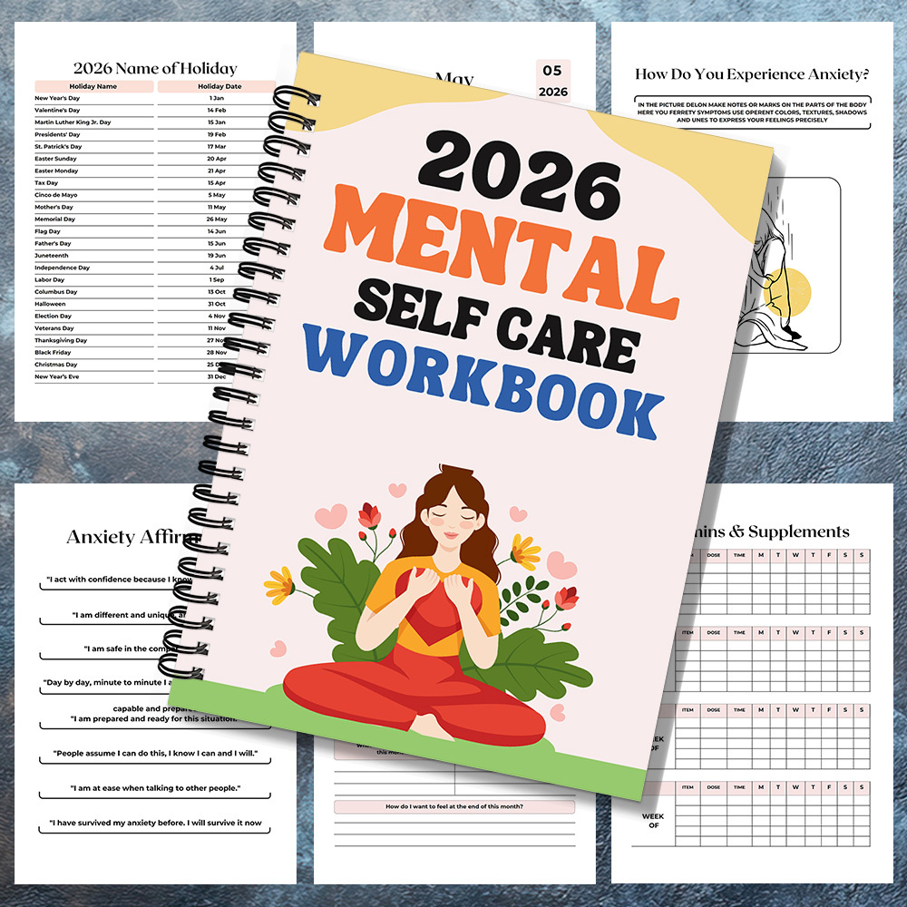 1PC 2026 Cahier de travail sur - Health Wellness Mental Health avis et prix